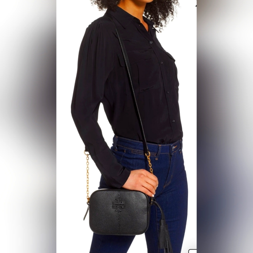 Tory Burch McGraw Leather Camera Bag
